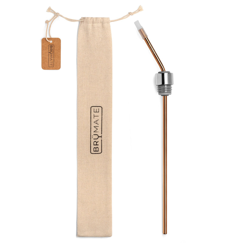 Winesulator TM Infinity Straw | Rose Gold - Daily Replacement