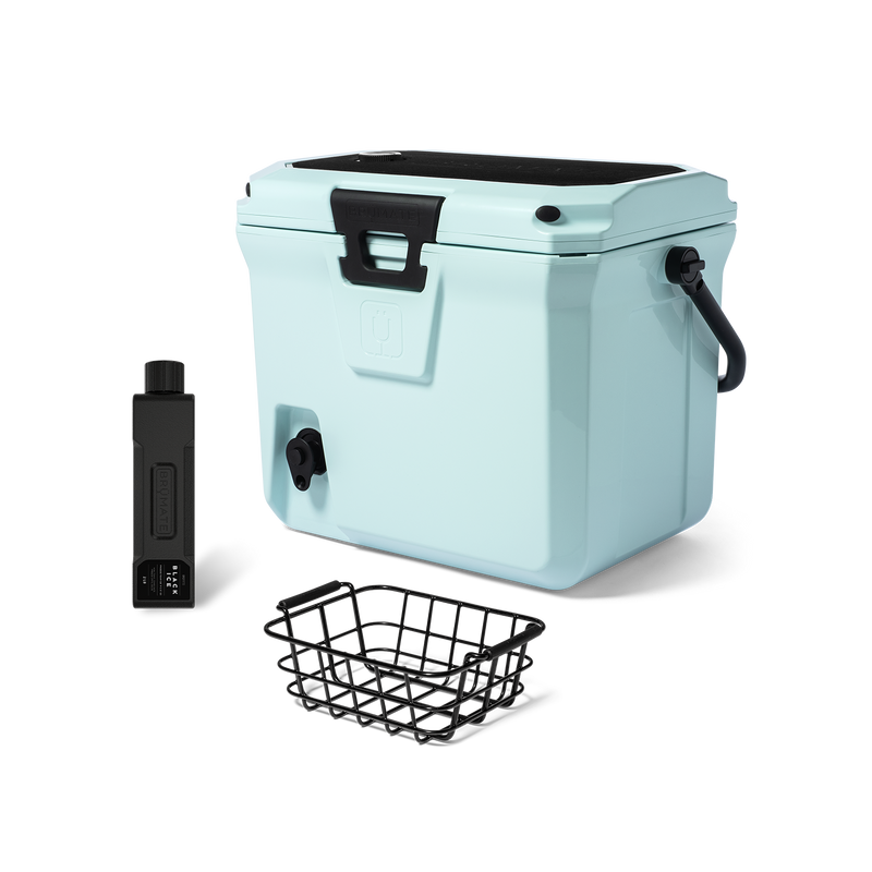 Br Tank 20-Quart Grab + Go Cooler Bundle | Blue Agave - Grab-and-Go Drink-Set