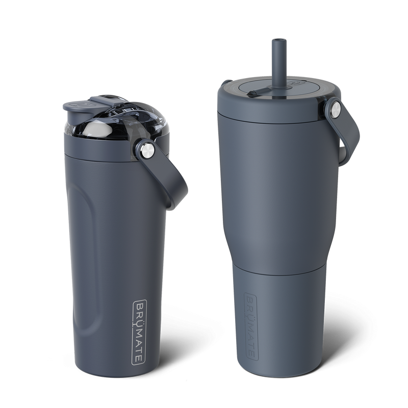 Fuel + Flow Bundle | Nightfall Blue | 35oz/25oz - Travel Sip-Starter