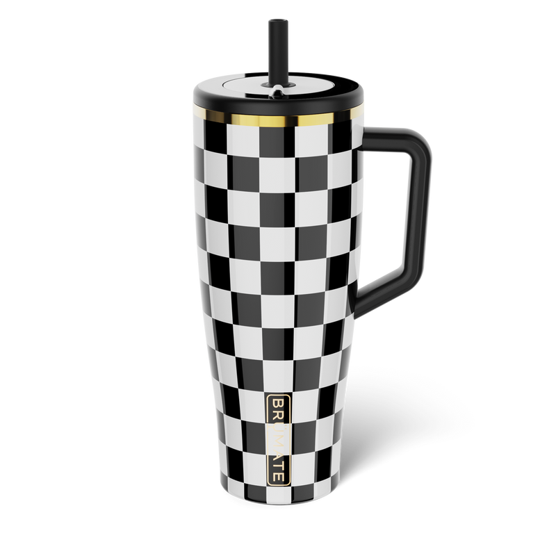 Era 40oz | Black & White Checker - Evening Insulated-Sip