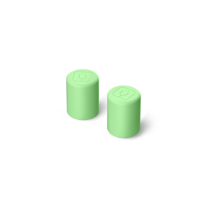 Magnetic Straw Cover | Kiwi | 2-Pack - Favorite Support