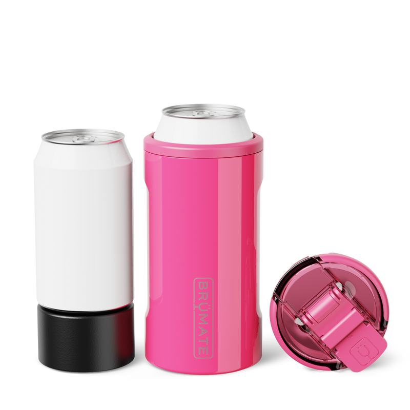 Hopsulator Trio | Neon Pink | 12/16oz Standard Cans - Lightweight Pack