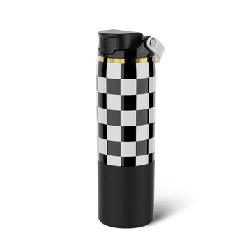 Rise 25oz | Black & White Checker - Easy Travel-Mug