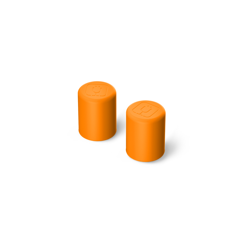 Magnetic Straw Cover | Clementine | 2-Pack - Lightweight Essential