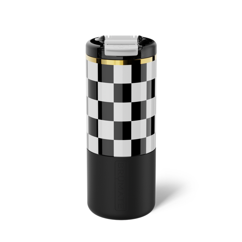 Strova 18oz | Black & White Checker - Fresh Hydration