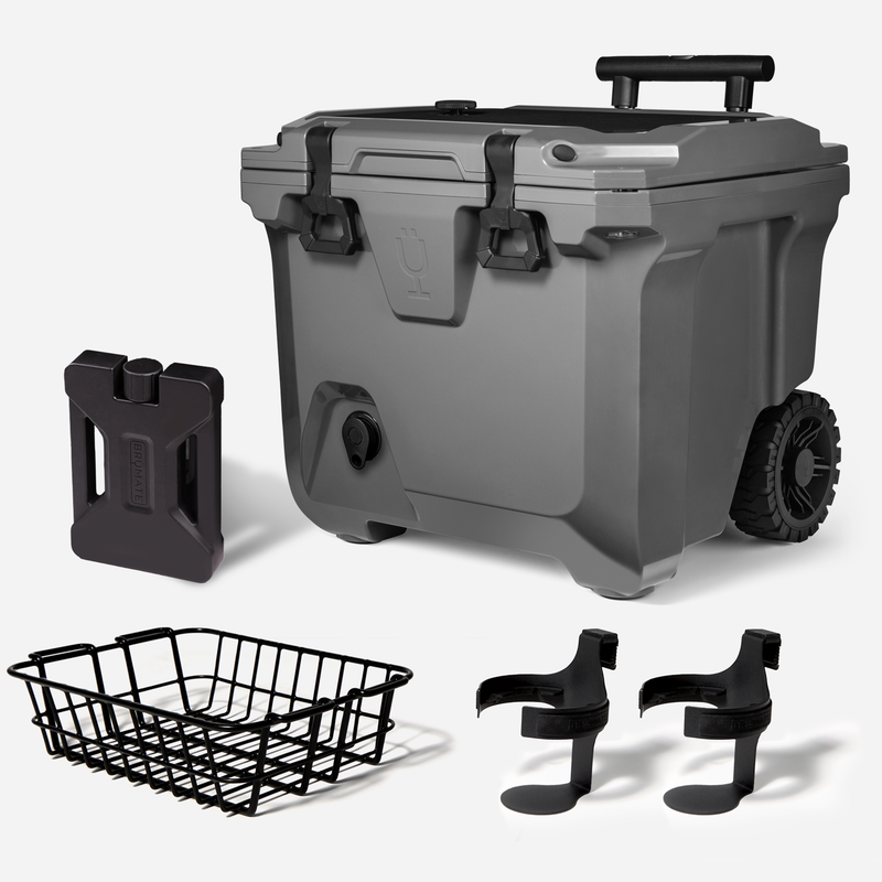 Br Tank 35-Quart Ultimate Day Trip Cooler Bundle | Charcoal - Smooth Flavor-Starter