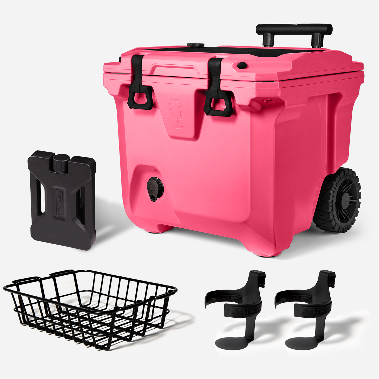 Br�Tank 35-Quart Ultimate Day Trip Cooler Bundle | Neon Pink