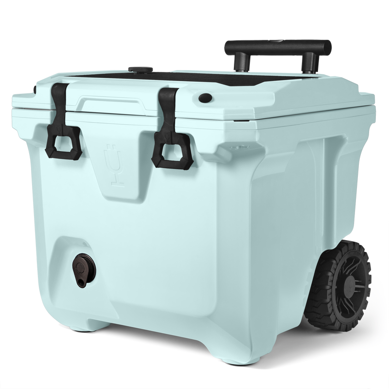 Br Tank 35-Quart Rolling Cooler | Blue Agave - Versatile Cooler