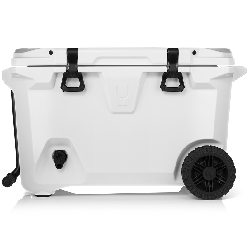 Br Tank 55-Quart Rolling Cooler | Ice White - Ready Outdoor