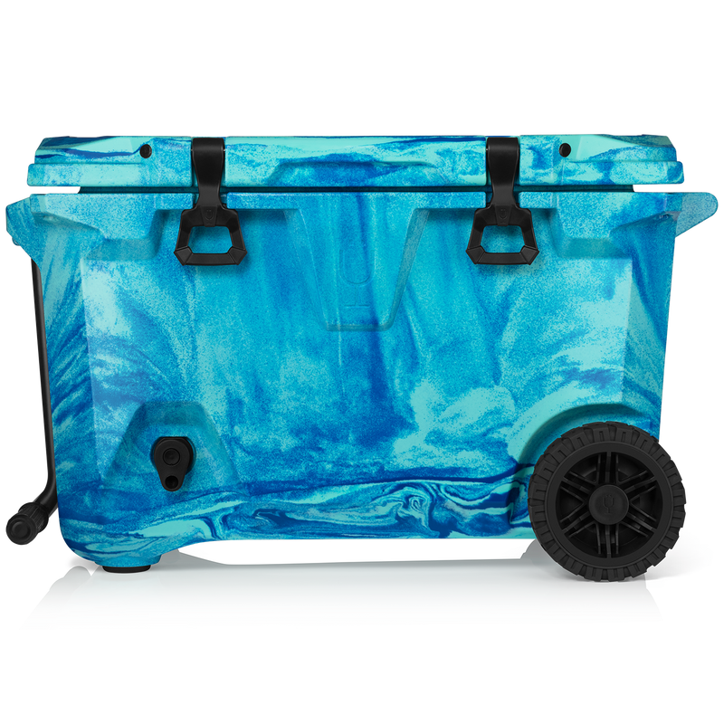 Br Tank 55-Quart Rolling Cooler | Ocean Swirl - Simple Adventure