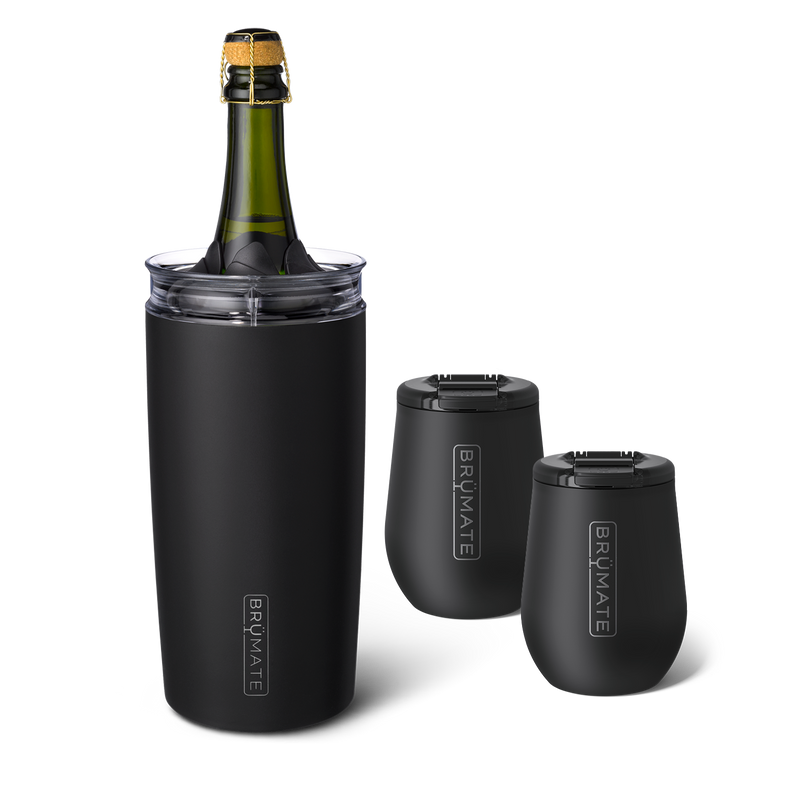 Bottle Chiller Bundle | Matte Black | 49/14oz - Picnic Bottle-Starter